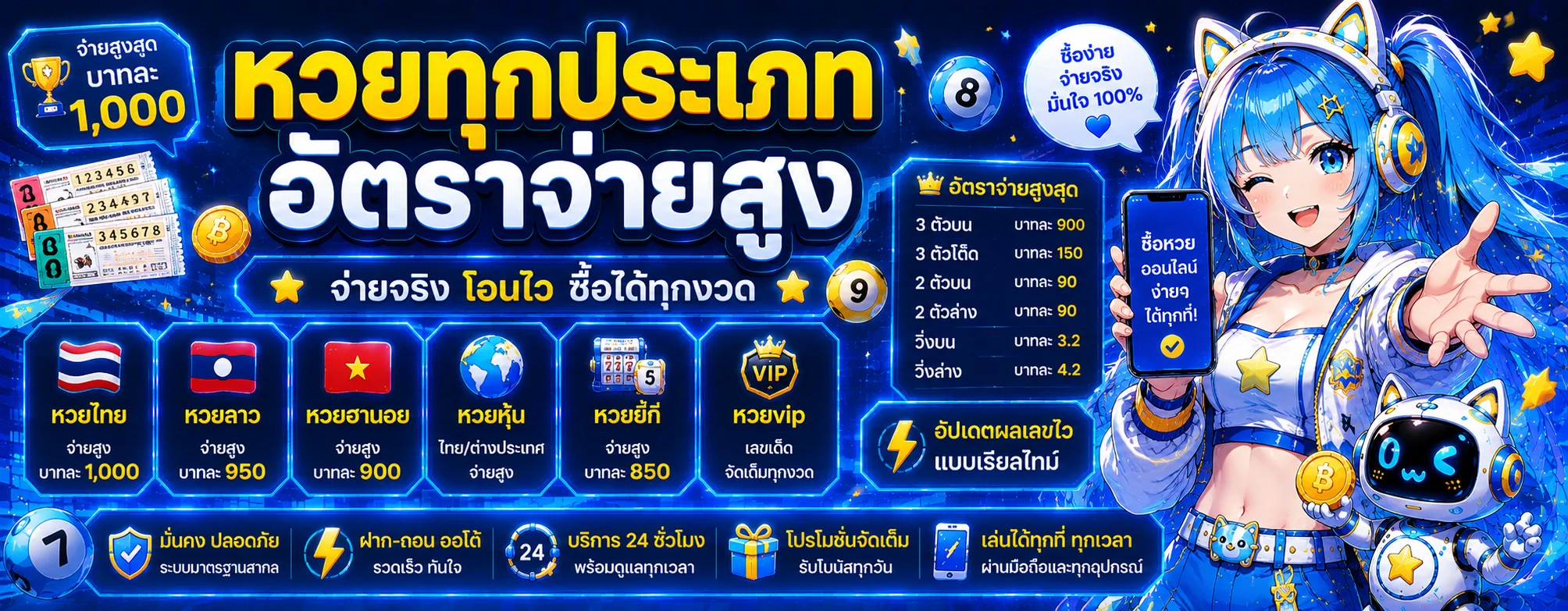 หวยออนไลน์ 4X4JOKER ซื้อหวยง่าย จ่ายเยอะ ครบทุกประเภท